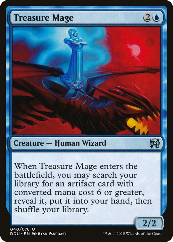 0040 Treasure Mage U Duel Decks: Elves vs. Inventors