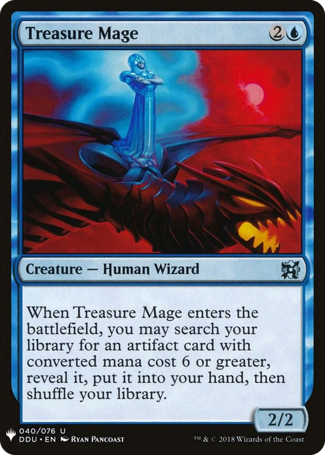 0040 Treasure Mage U The List Reprints