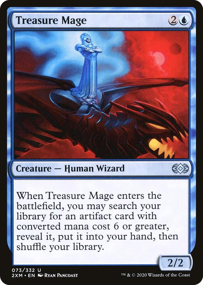 0073 Treasure Mage U Double Masters