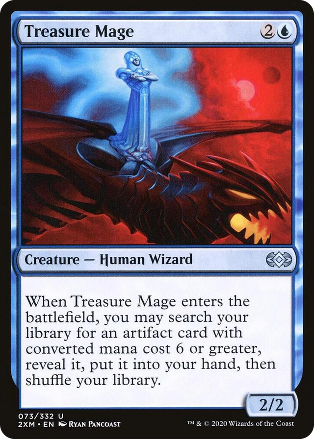 0073 Treasure Mage U Double Masters