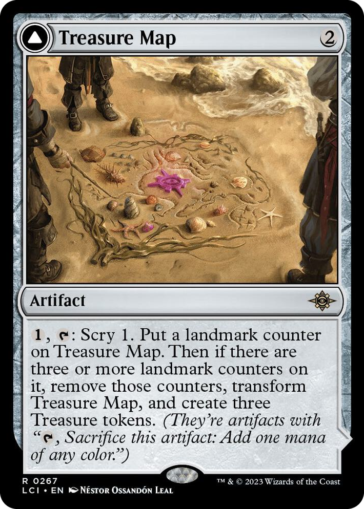 0267 Treasure Map R The Lost Caverns of Ixalan