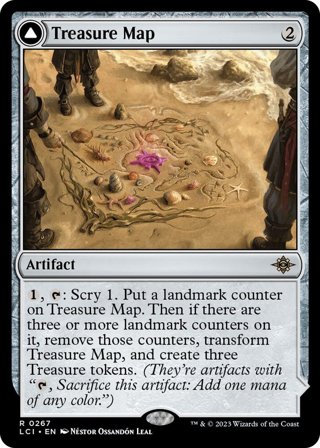0267 Treasure Map R The Lost Caverns of Ixalan
