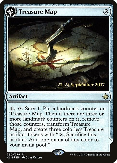 0250 Treasure Map (XLN) R Prerelease Cards