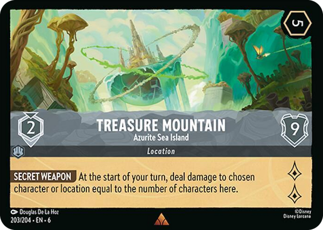 0203 Treasure Mountain - Azurite Sea Island Rare Azurite Sea