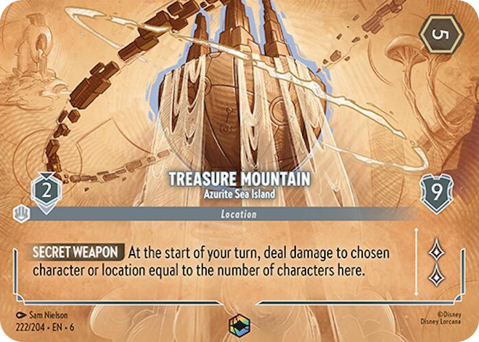0222 Treasure Mountain - Azurite Sea Island (Enchanted) Enchanted Azurite Sea