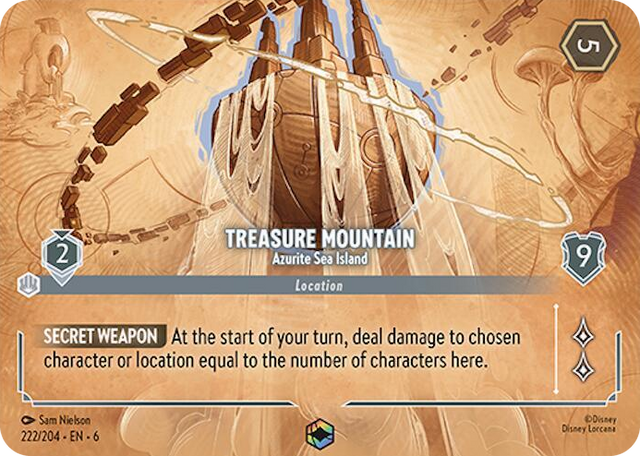 0222 Treasure Mountain - Azurite Sea Island (Enchanted) Enchanted Azurite Sea