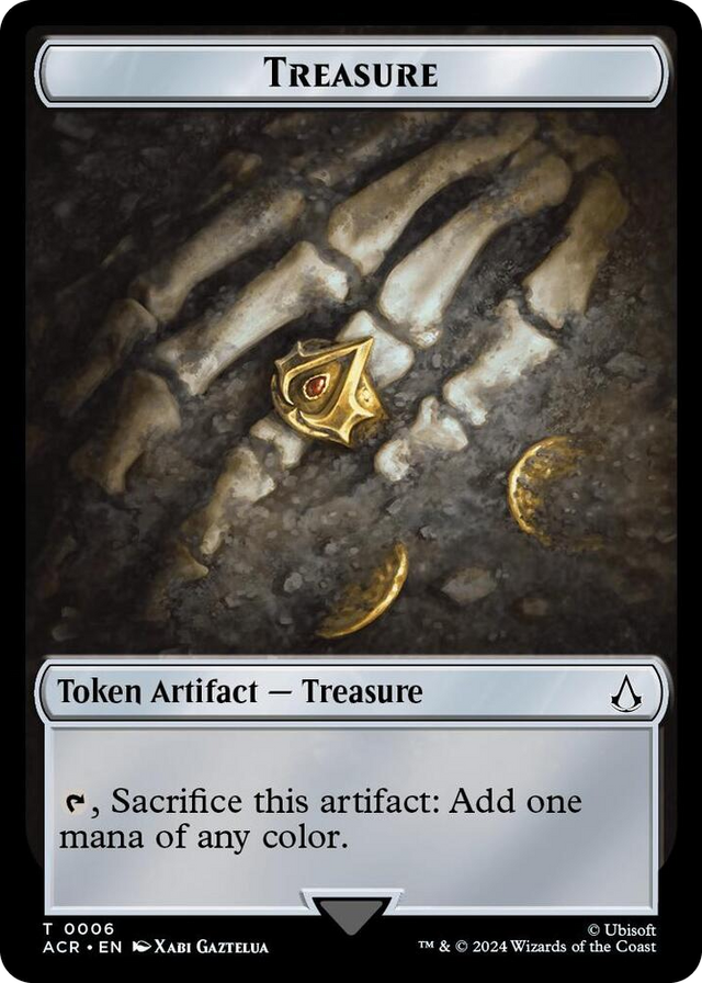 0006 Treasure Token T Universes Beyond: Assassin's Creed
