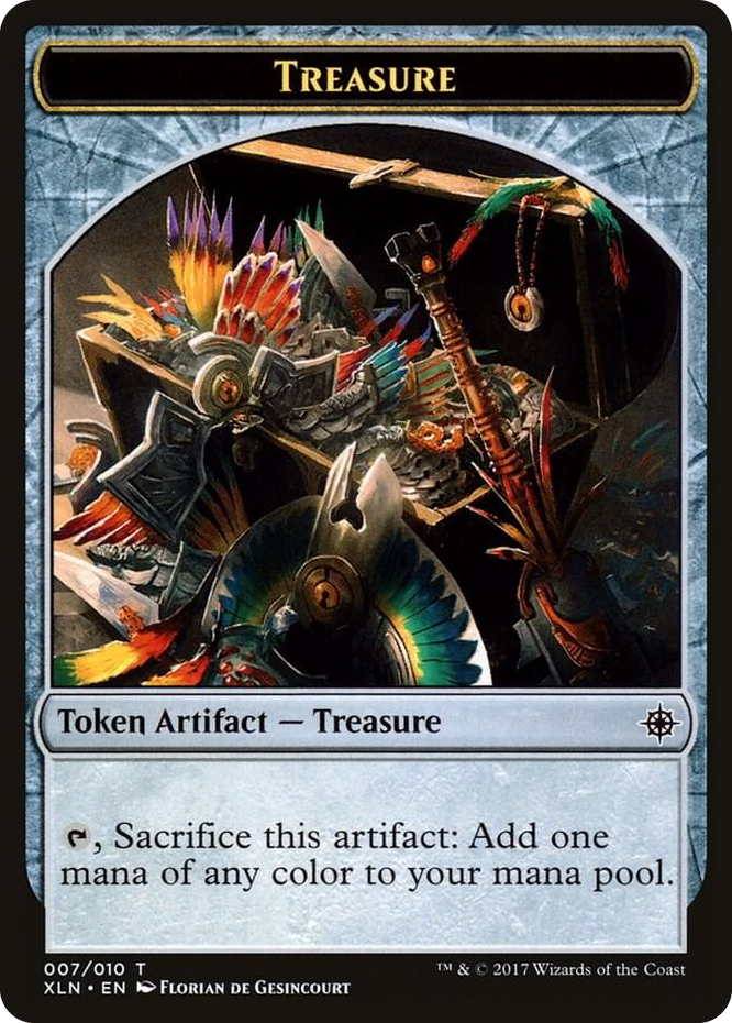 0007 Treasure Token (007) T Ixalan