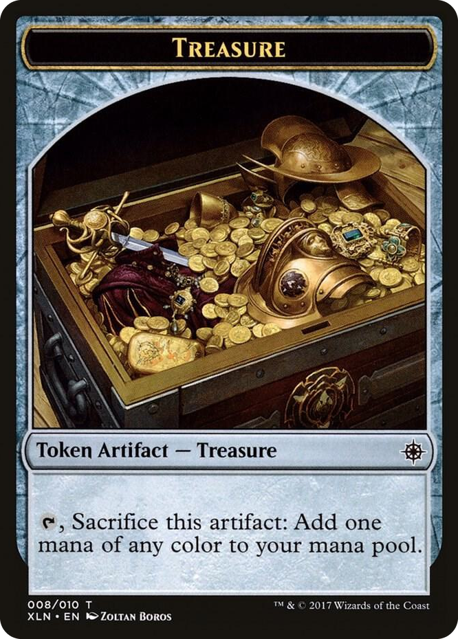 0008 Treasure Token (008) T Ixalan
