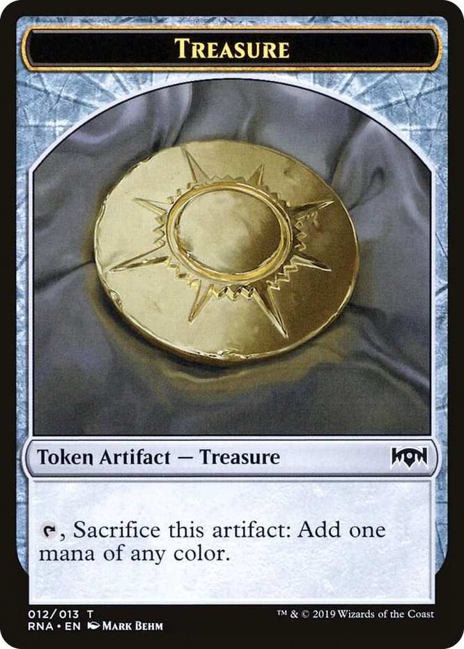 0012 Treasure Token T Ravnica Allegiance