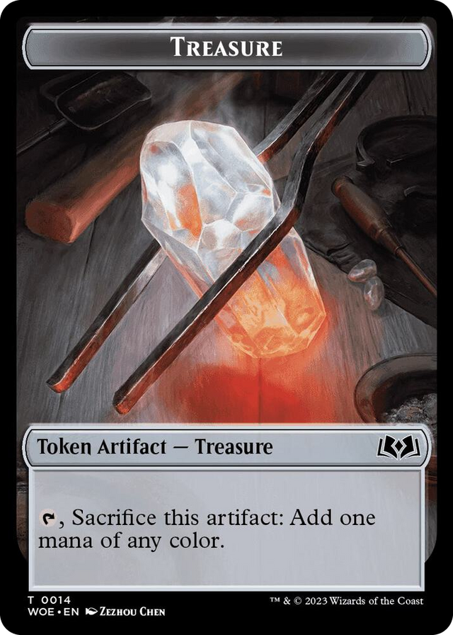 0014 Treasure Token T Wilds of Eldraine