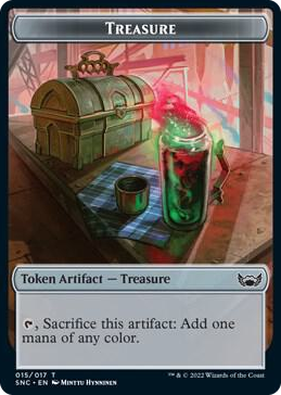 0015 Treasure Token (015) T Streets of New Capenna