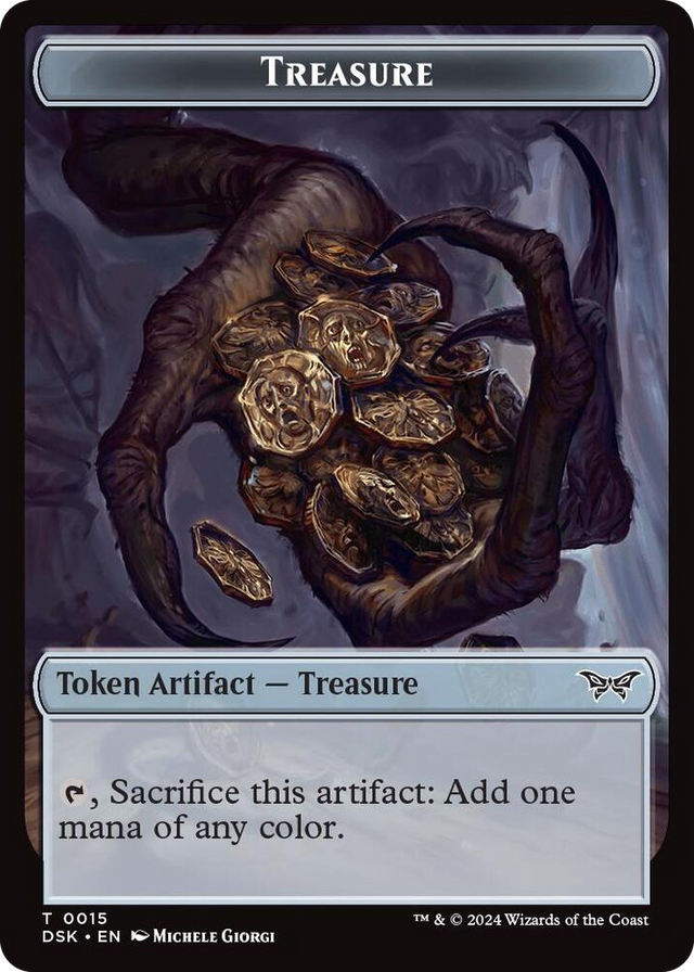 0015 Treasure Token T Duskmourn: House of Horror