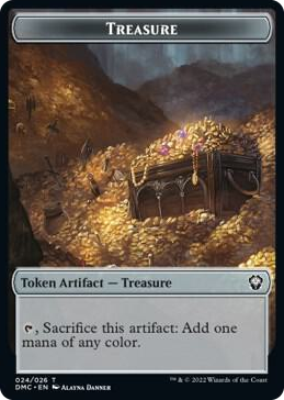0024 Treasure Token T Commander: Dominaria United