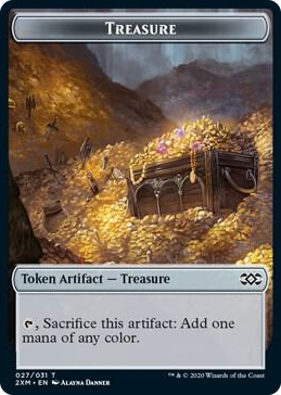 0027 Treasure Token T Double Masters