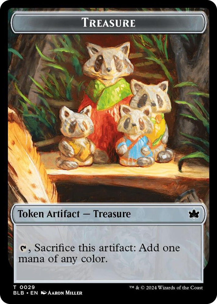0029 Treasure Token T Bloomburrow