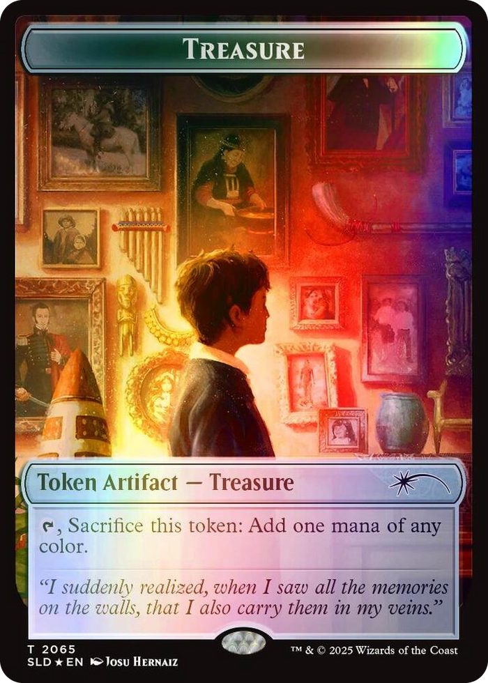 Treasure Token (2065) (Rainbow Foil) #2065 T - Secret Lair Drop Series Pokemon card