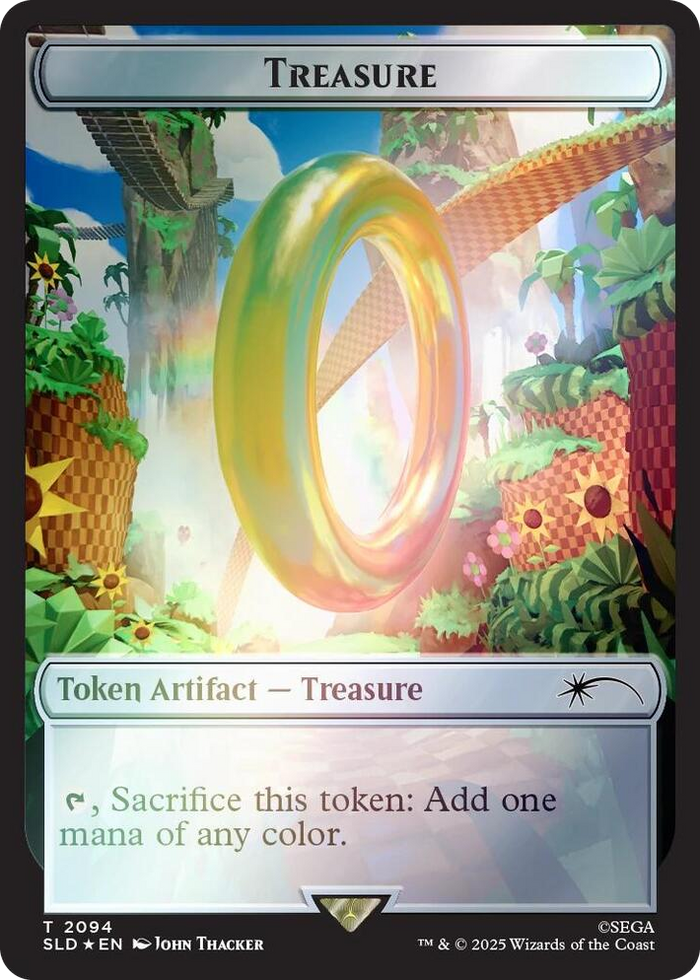 Treasure Token (2094) (Rainbow Foil) #2094 T - Secret Lair Drop Series Pokemon card