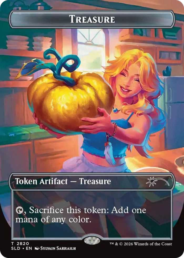 Treasure Token #2820 T - Secret Lair Drop Series Pokemon card
