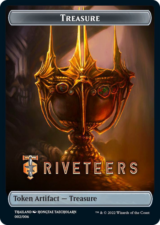 0002 Treasure Token (Riveteers) [SEA Exclusive] T Streets of New Capenna