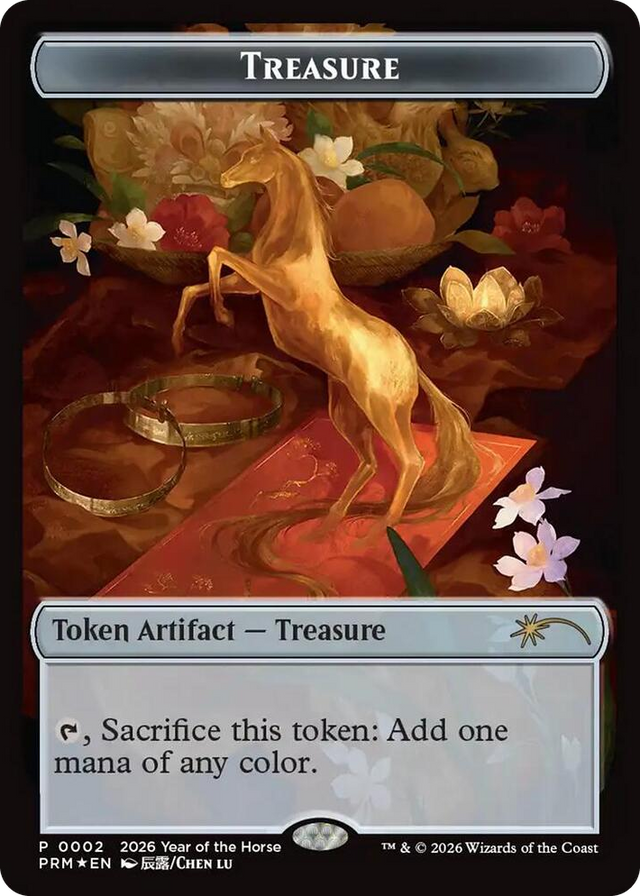 0002 Treasure Token (Year of the Horse 2026) P Standard Showdown Promos
