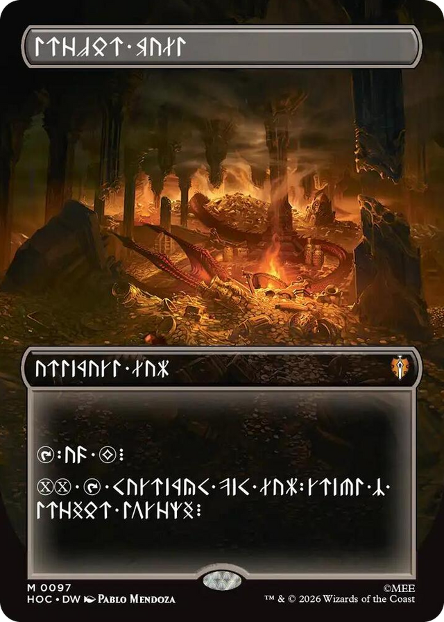 0097 Treasure Vault (Borderless) (Dwarvish) M The Hobbit: Eternal-Legal