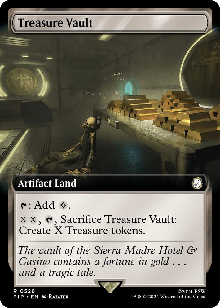 0526 Treasure Vault (Extended Art) R Universes Beyond: Fallout
