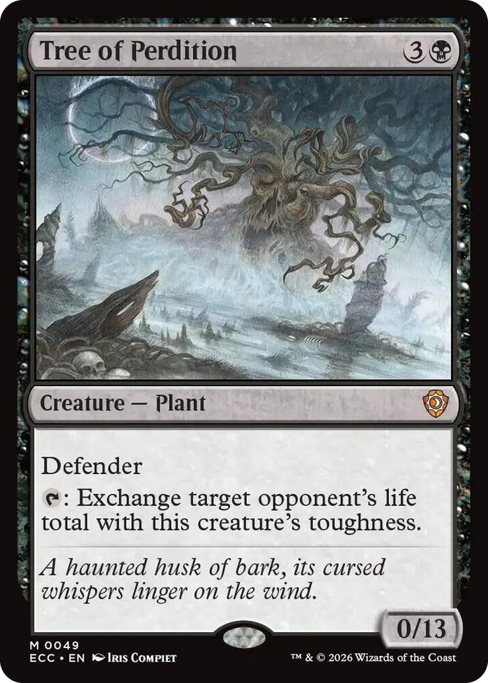 Tree of Perdition #49 M - Commander: Lorwyn Eclipsed Pokemon card