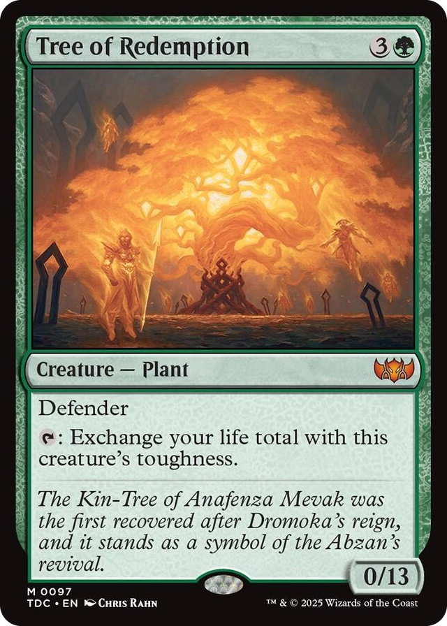 0097 Tree of Redemption M Commander: Tarkir: Dragonstorm