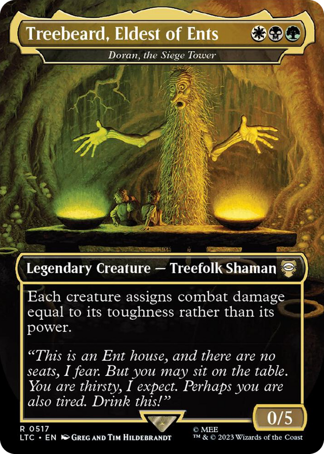 0517 Treebeard, Eldest of Ents - Doran, the Siege Tower (Borderless) R Commander: The Lord of the Rings: Tales of Middle-earth