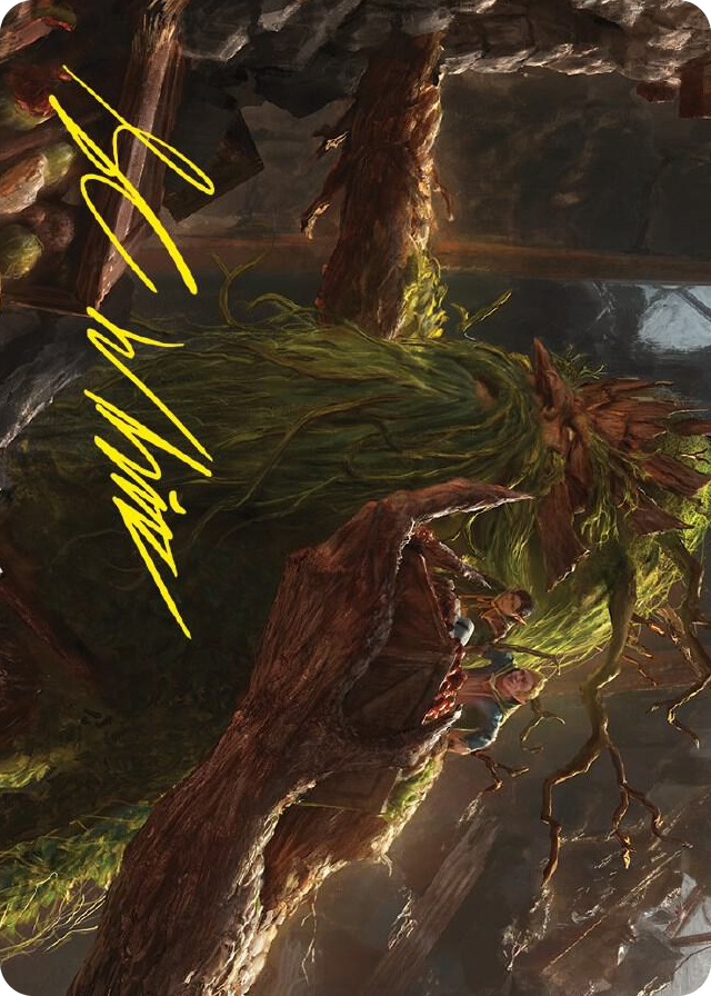 Treebeard, Gracious Host Art Card (Gold-Stamped Signature) #67 S - Art Series: Universes Beyond: The Lord of the Rings: Tales of Middle-earth Pokemon card