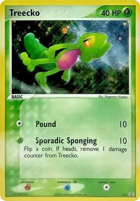 0016 Treecko - 016 (EX Deck Tin) Promo Nintendo Promos
