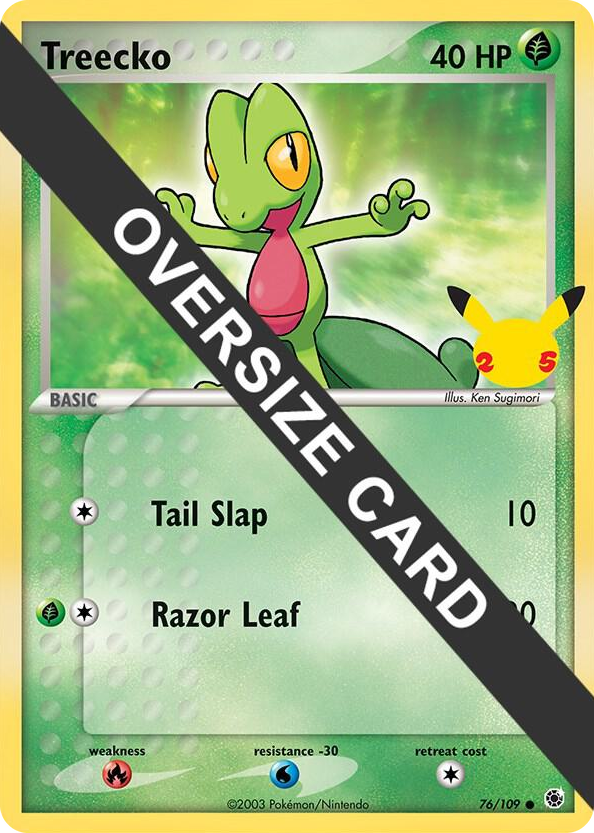 0076 Treecko Promo First Partner Pack