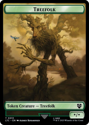 0013 Treefolk // Food (0009) Double-Sided Token T Commander: The Lord of the Rings: Tales of Middle-earth