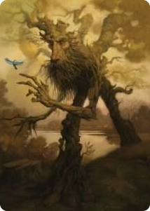 Treefolk Token Art Card #81 S - Art Series: Universes Beyond: The Lord of the Rings: Tales of Middle-earth Pokemon card
