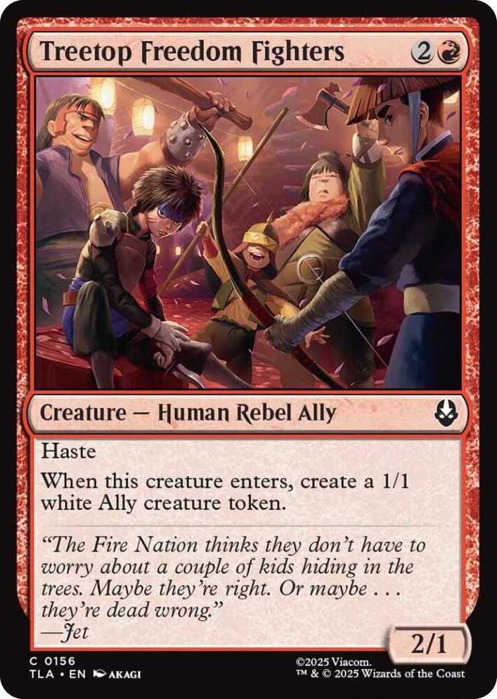 0156 Treetop Freedom Fighters C The Last Airbender