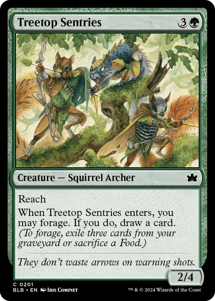 0201 Treetop Sentries C Bloomburrow