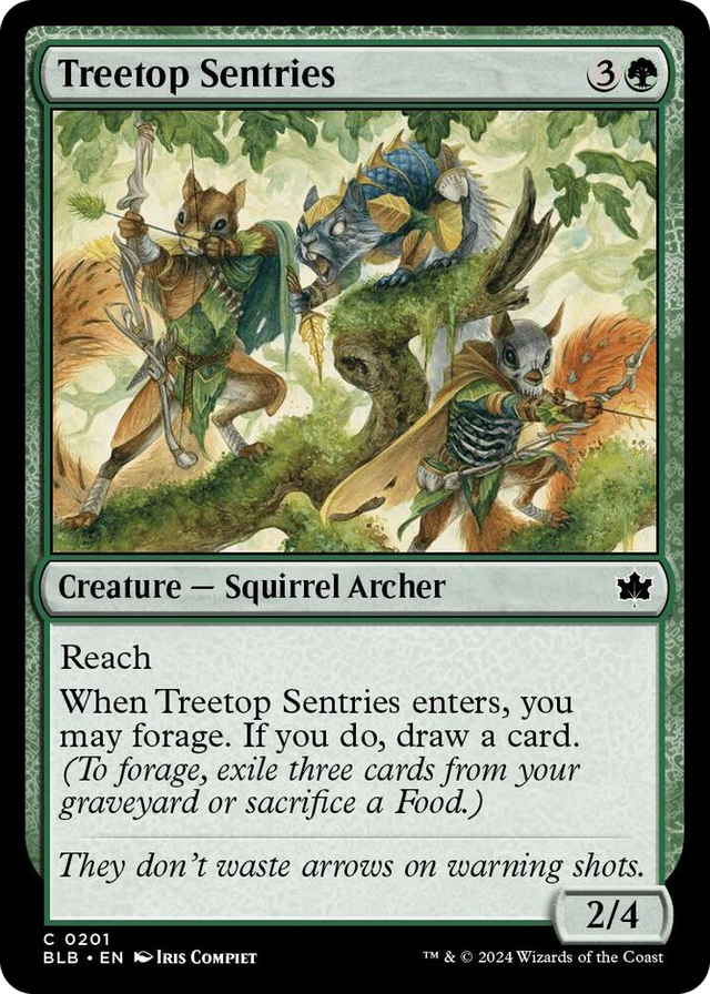 0201 Treetop Sentries C Bloomburrow