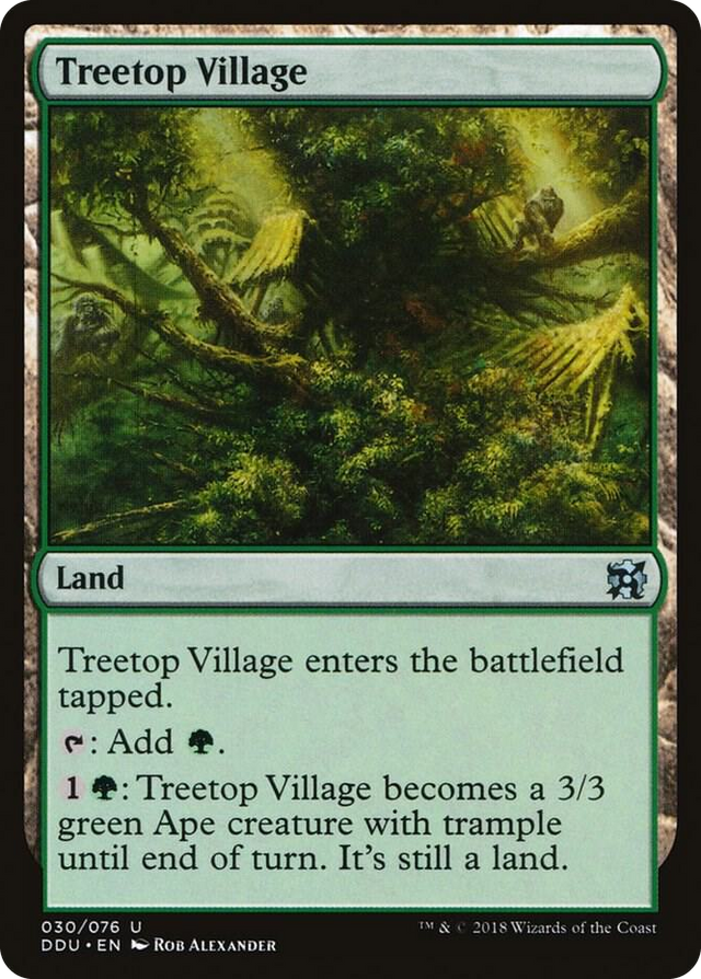 0030 Treetop Village U Duel Decks: Elves vs. Inventors