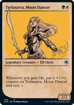 0346 Trelasarra, Moon Dancer (Showcase) U Adventures in the Forgotten Realms