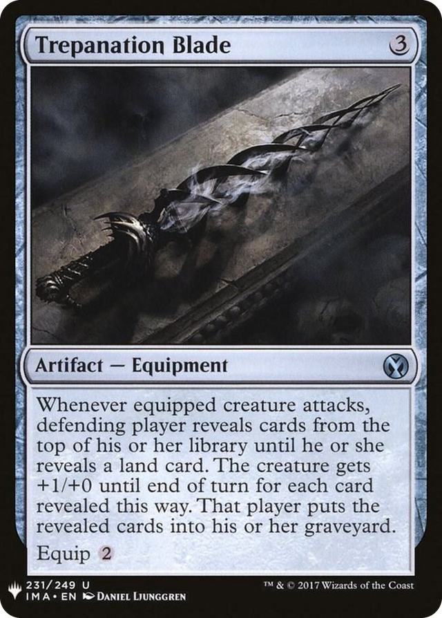 0231 Trepanation Blade U The List Reprints