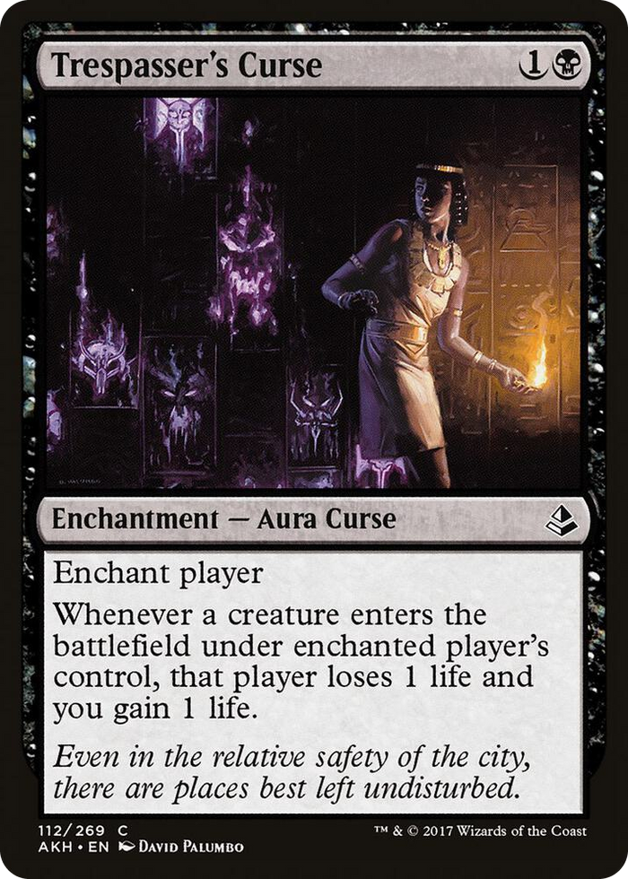Trespasser's Curse #112 C - Amonkhet Pokemon card