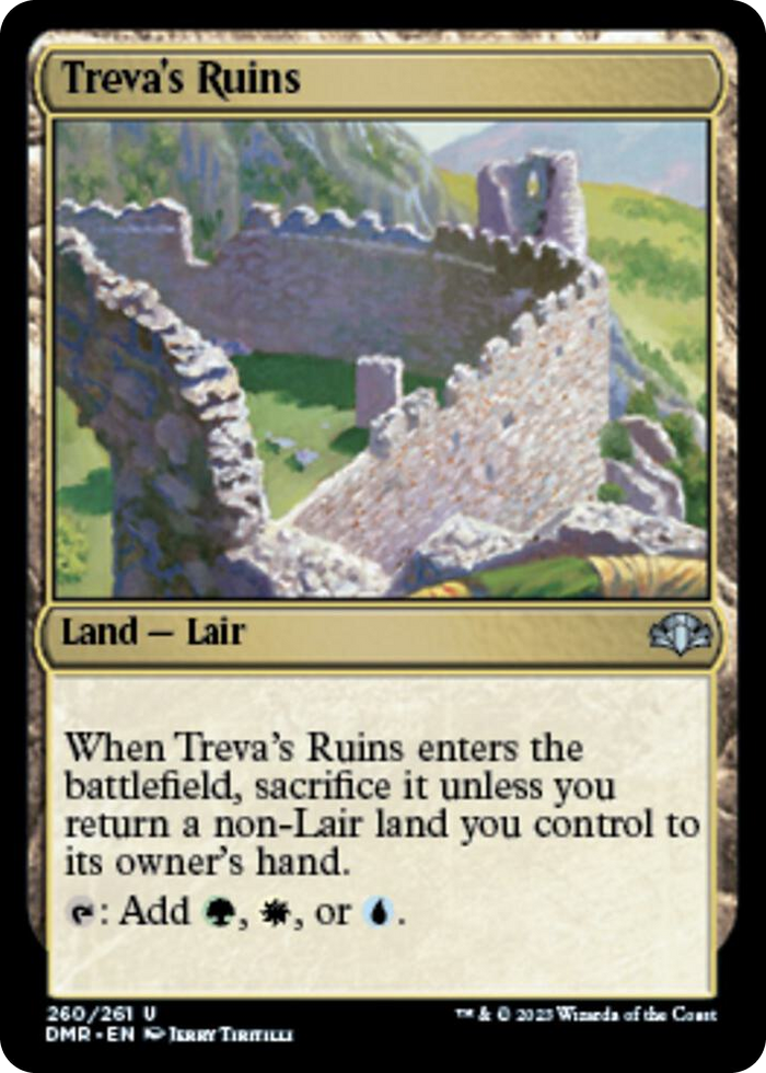 Treva's Ruins #260 U - Dominaria Remastered Pokemon card