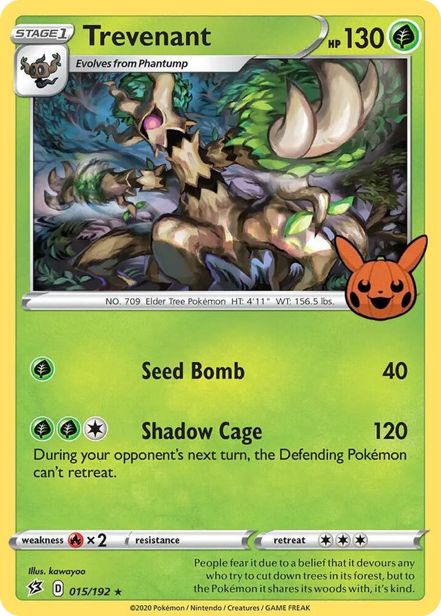 0015 Trevenant Promo Trick or Trade BOOster Bundle