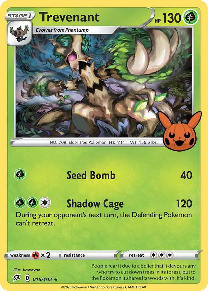0015 Trevenant Promo Trick or Trade BOOster Bundle