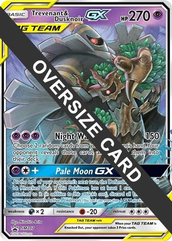 SM217 Trevenant & Dusknoir GX - SM217 Promo Jumbo Cards