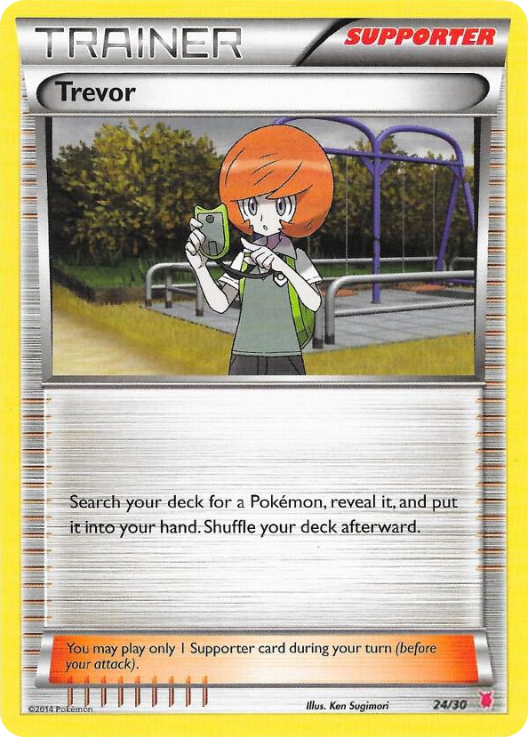 0024 Trevor (Wigglytuff) Common XY Trainer Kit: Bisharp & Wigglytuff