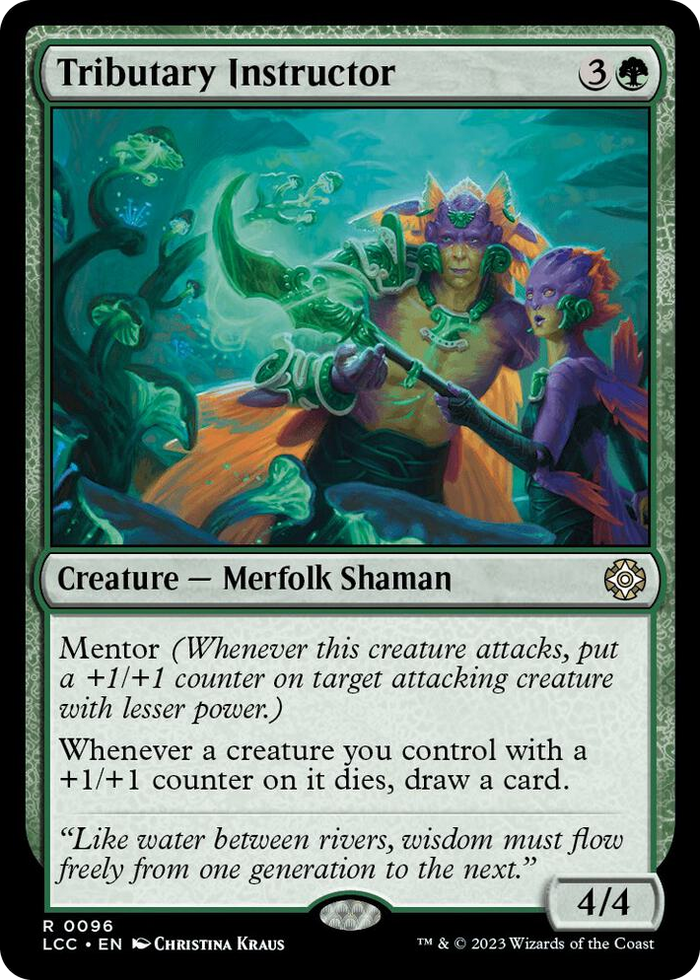 Tributary Instructor #96 R - Commander: The Lost Caverns of Ixalan Pokemon card