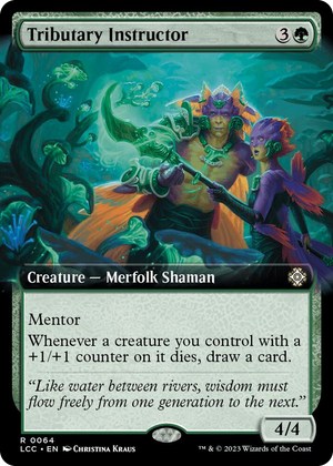 0064 Tributary Instructor (Extended Art) R Commander: The Lost Caverns of Ixalan