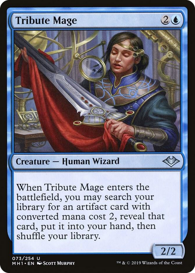 0073 Tribute Mage U Modern Horizons